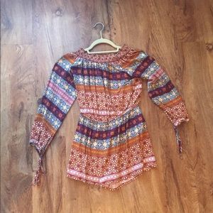 Off the shoulder romper